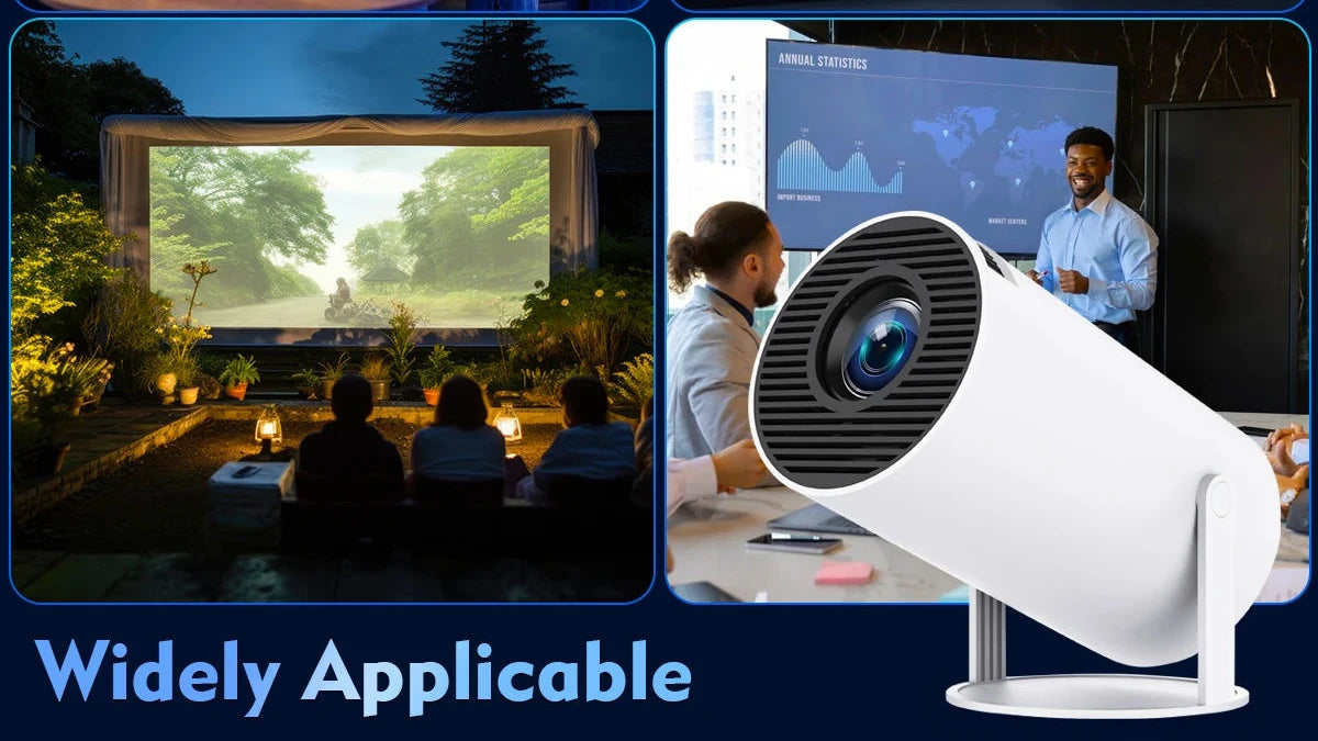 LumoChill™ Projector: High Quality Portable Home Cinema